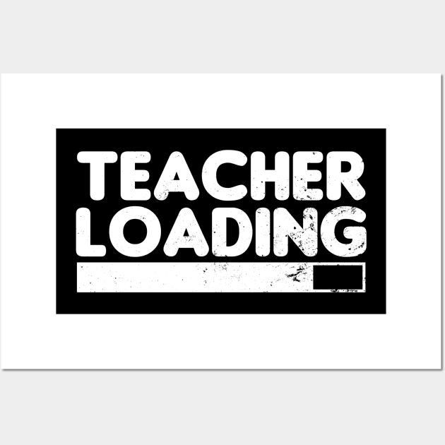 Future Teacher Shirt | Degree Loading Student Gift Wall Art by Gawkclothing